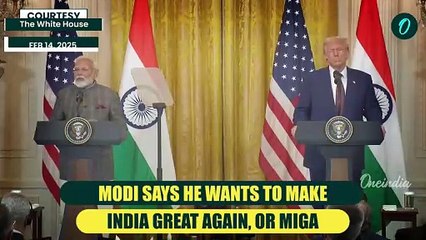 Watch: PM Modi rips page out of Trump’s book, says 'make India great again,' or 'MIGA'