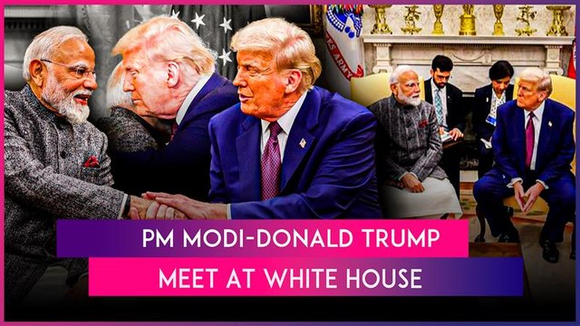 PM Modi Meets Donald Trump, Discusses Strengthening India-US Partnerships Across Various Sectors
