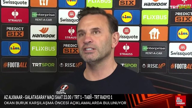 Okan Buruk'tan AZ Alkmaar maçı öncesi kadro sızıyor serzenişinde bulundu