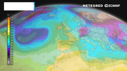 El martes un embolsamiento de aire frío en altura se desplazará hacia España provocando inestabilidad