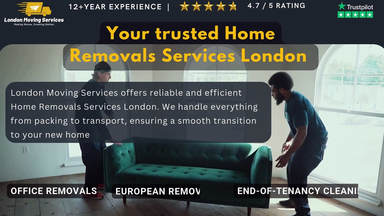 Your trusted Home Removals Services London | London Moving Services