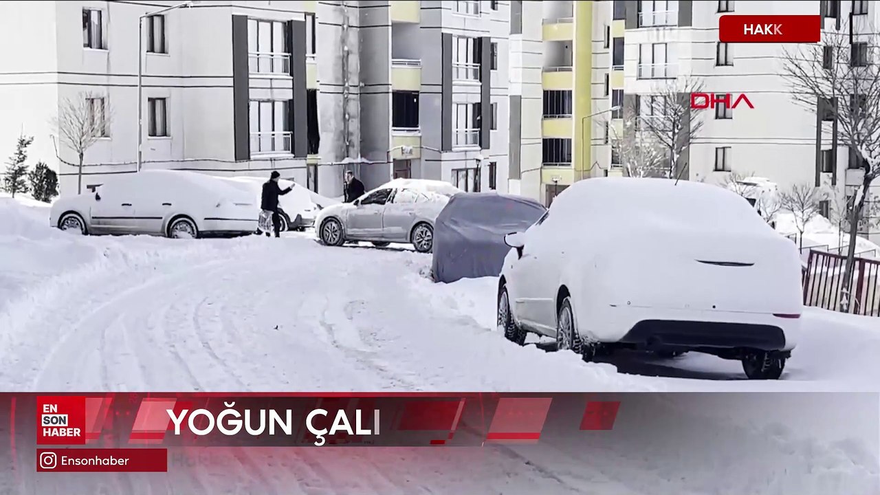 Hakkari'de 284 yerleşim yeri kardan kapandı
