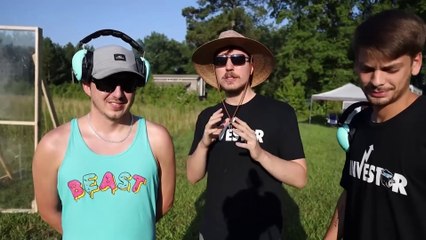 Can 50,000 Magnets Catch A Cannon Ball | Mr Beast |