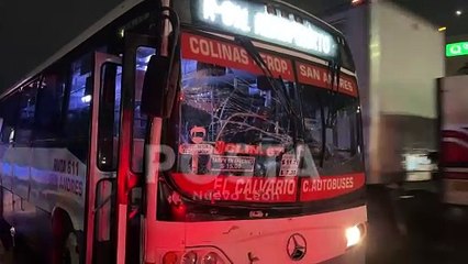 Ruta 611 choca contra tráiler en Guadalupe; hay cuatro pasajeros lesionados