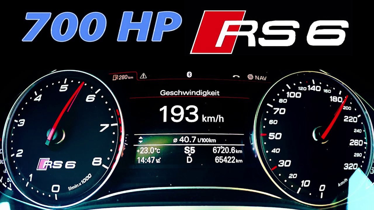 Audi RS6 Acceleration 0-200 V8 Sound Biturbo AUDI RS6 C7 Test Drive Highway Autobahn V10