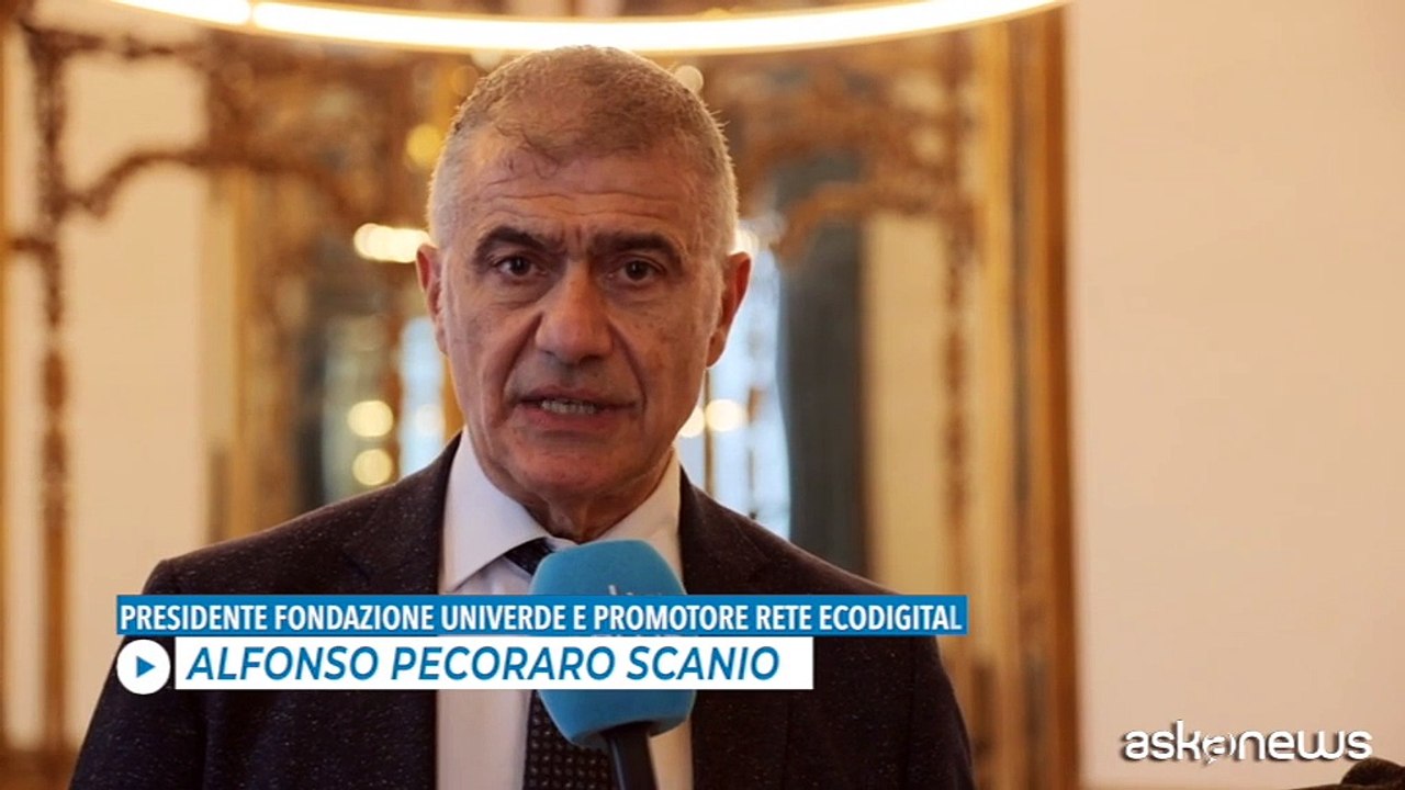 Sostenibilità, Pecoraro Scanio: "Bilanci Ecodigital sono una sfida"