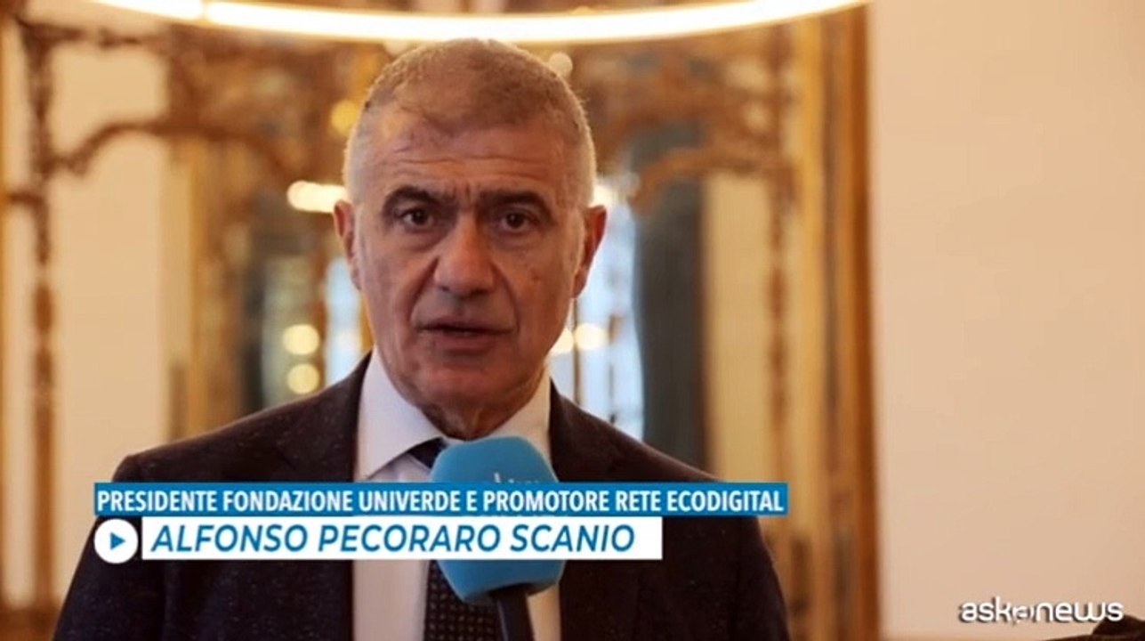 Sostenibilit?, Pecoraro Scanio: "Bilanci Ecodigital sono una sfida"