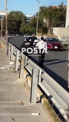 Cae automovilista dormilón en arroyo