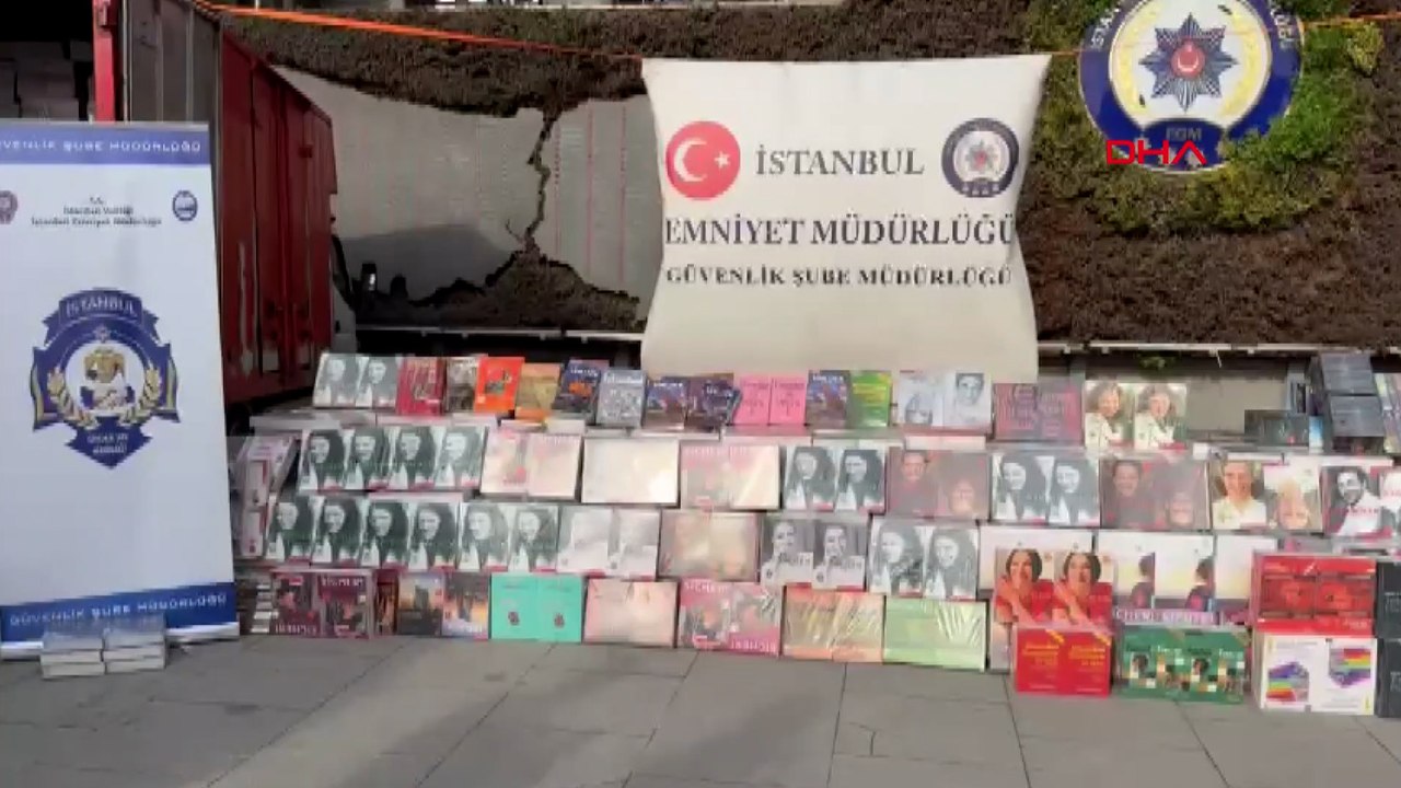 İstanbul'da korsan kitap operasyonu: 94 bin 587 kitap ele geçirildi