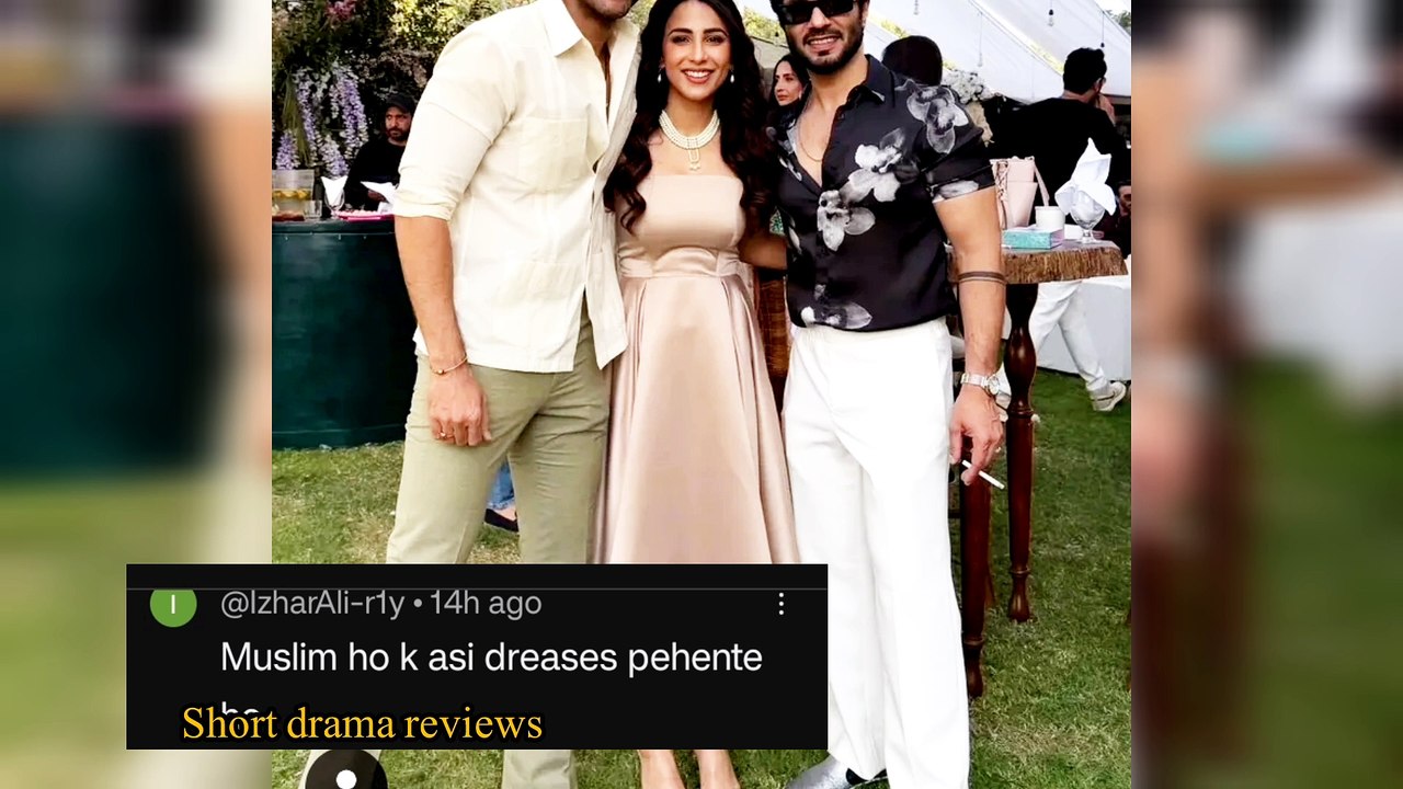 Ushna shah viral video||Short drama reviews