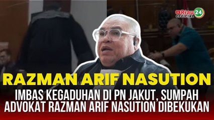 Imbas Kegaduhan di PN Jakut, Sumpah Advokat Razman Arif Nasution Dibekukan