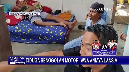 WNA di Pangandaran Aniaya Lansia Diduga Senggolan Motor