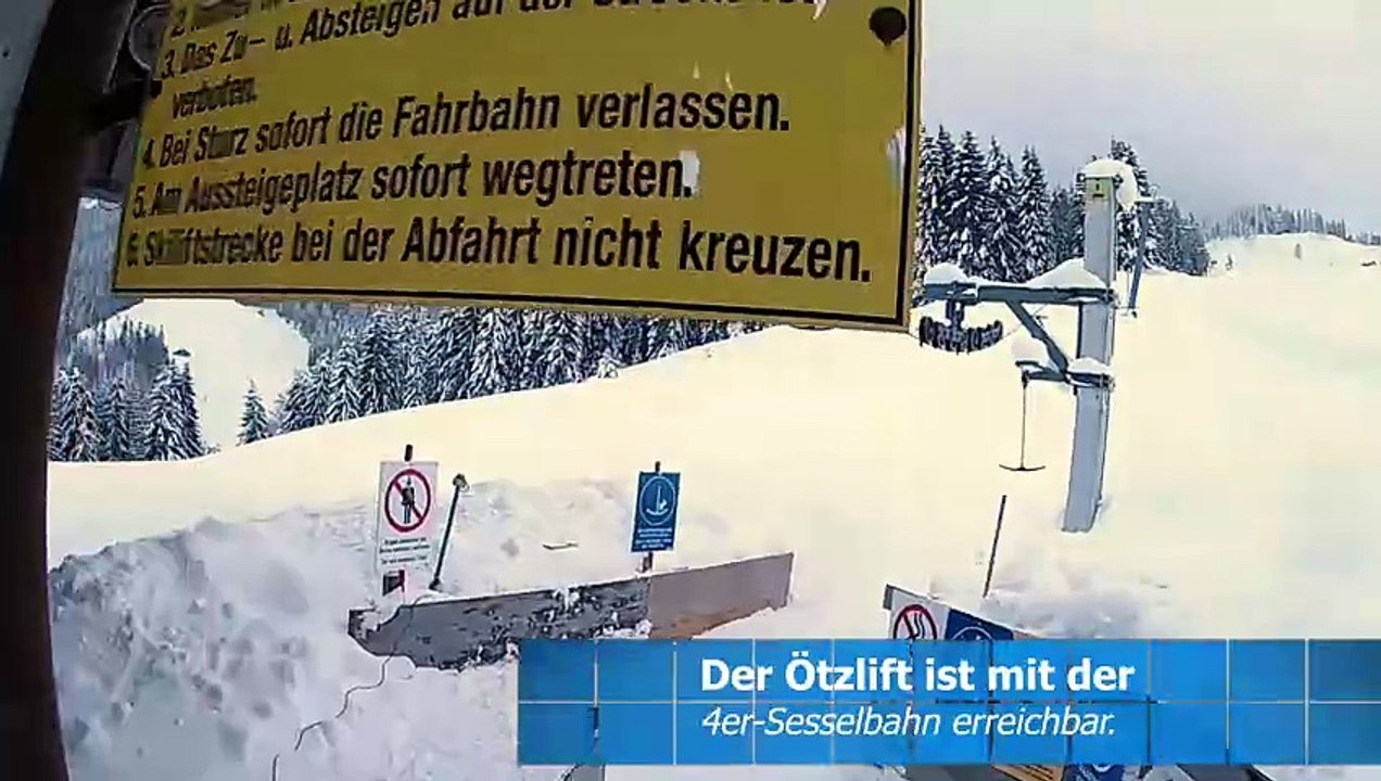 Traumpisten im Winterwonderland: Ötz-Abfahrt am Zahmer Kaiser mit Lena.