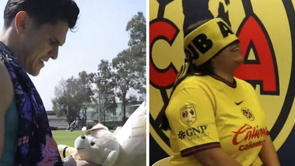 América e Israel Reyes sorprenden a aficionada azulcrema en San Valentín