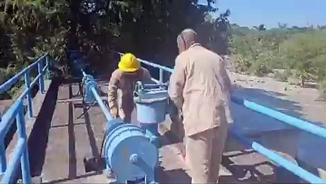 Anuncian envío de agua a Presa Libertad a través del canal Sotolar en Nuevo León