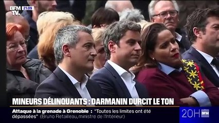 Justice des mineurs: Gérald Darmanin durcit le ton et veut renforcer l'autorité de la justice