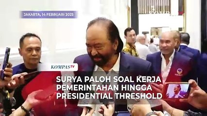 [FULL] Surya Paloh Bicara Demokrasi, Presidential Threshold hingga Alasan Tak Hadir di Hambalang