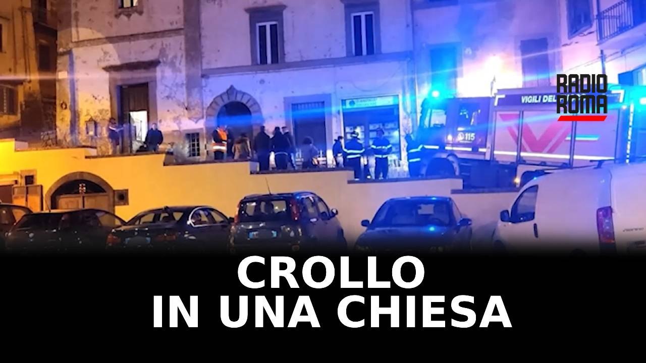 Crollo in una Chiesa del Viterbese, Vigili del Fuoco salvano 3 persone