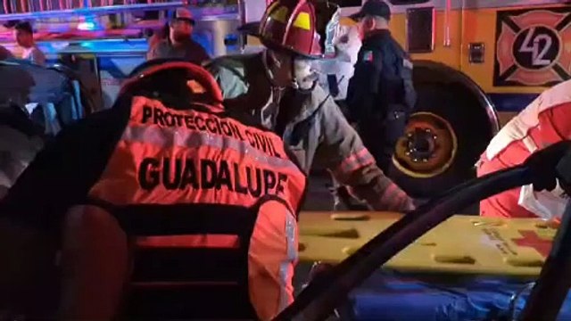 Trágico accidente vehicular en Guadalupe deja una menor fallecida y varios heridos