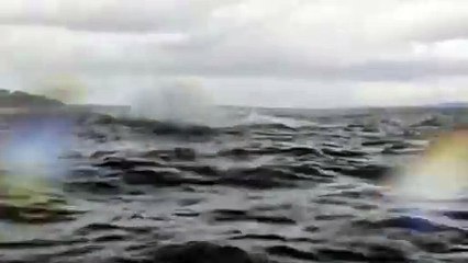 Il video scioccante del canoista ingoiato da una balena al largo delle coste del Cile... e poi risputato!