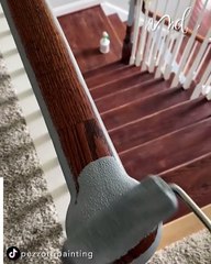 Satisfying railing painting!
