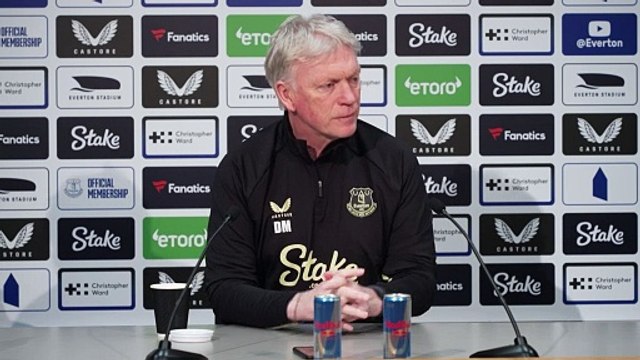 Moyes on how big their draw against Liverpool was and his start back at Everton