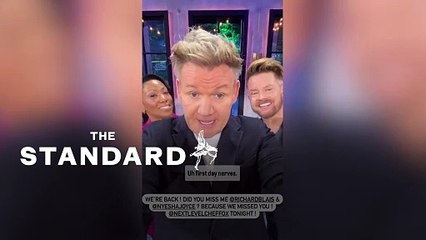 Gordon Ramsay brushes off Gino D'Acampo controversy as he shares 'first day nerves' for US project