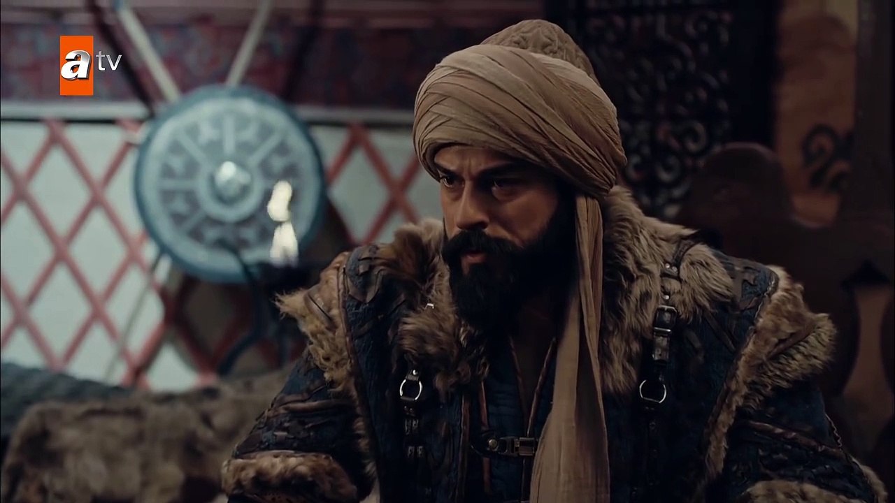 Kurulus Osman Urdu | Season 2 Episode 114 Scene 2 | Osman Sahab kis ko laanat bhejh rahe hain?