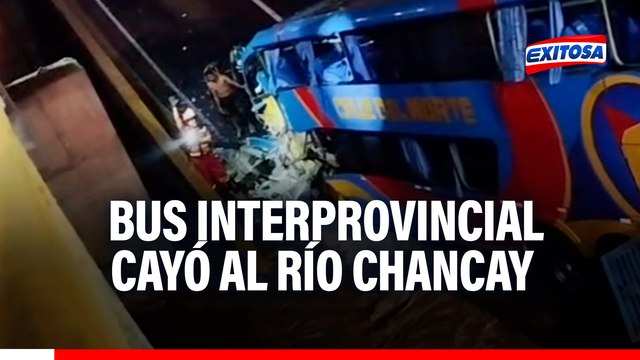 Tragedia en Huaral: Bus interprovincial cayó al río Chancay tras colapso de puente y dejó dos fallecidos
