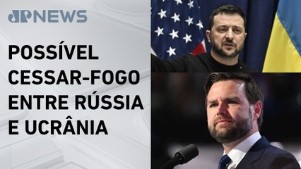 J.D Vance se encontra com Volodymyr Zelensky