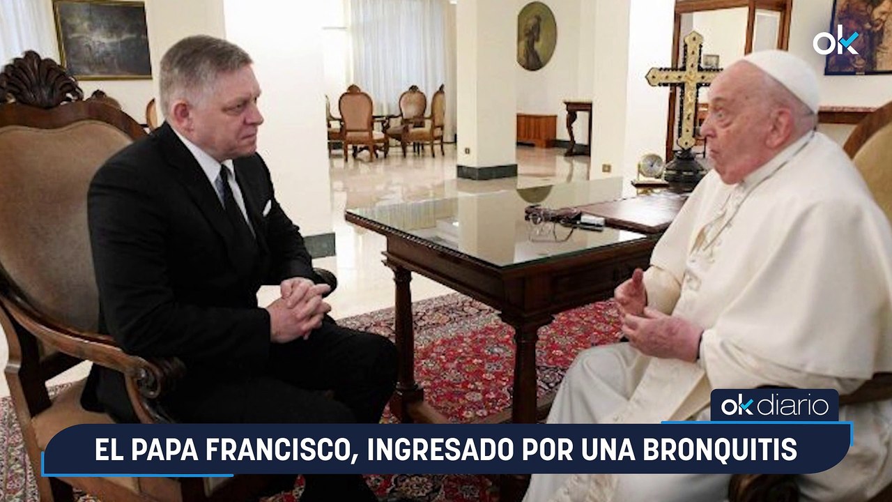 El Papa Francisco, ingresado por una bronquitis