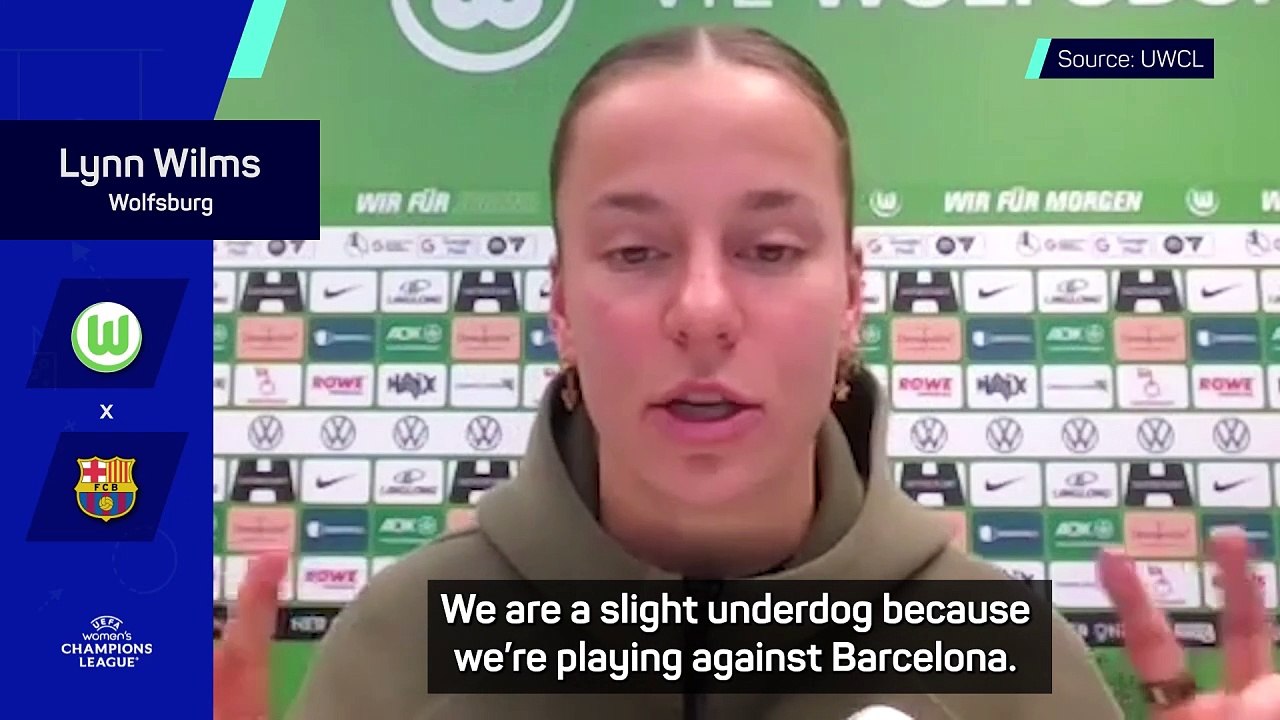 Wilms and Wolfsburg ready for 'crazy' Barcelona fixture