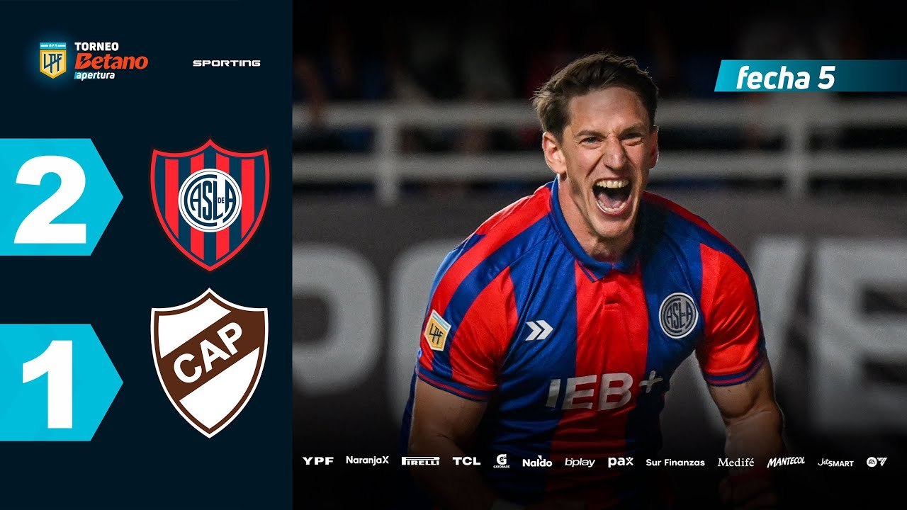 San Lorenzo vs Platense (2-1) | LPF Torneo Apertura 2025 | Fecha 5