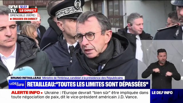 Attaque à la grenade à Grenoble: l'intervention de Bruno Retailleau en intégralité