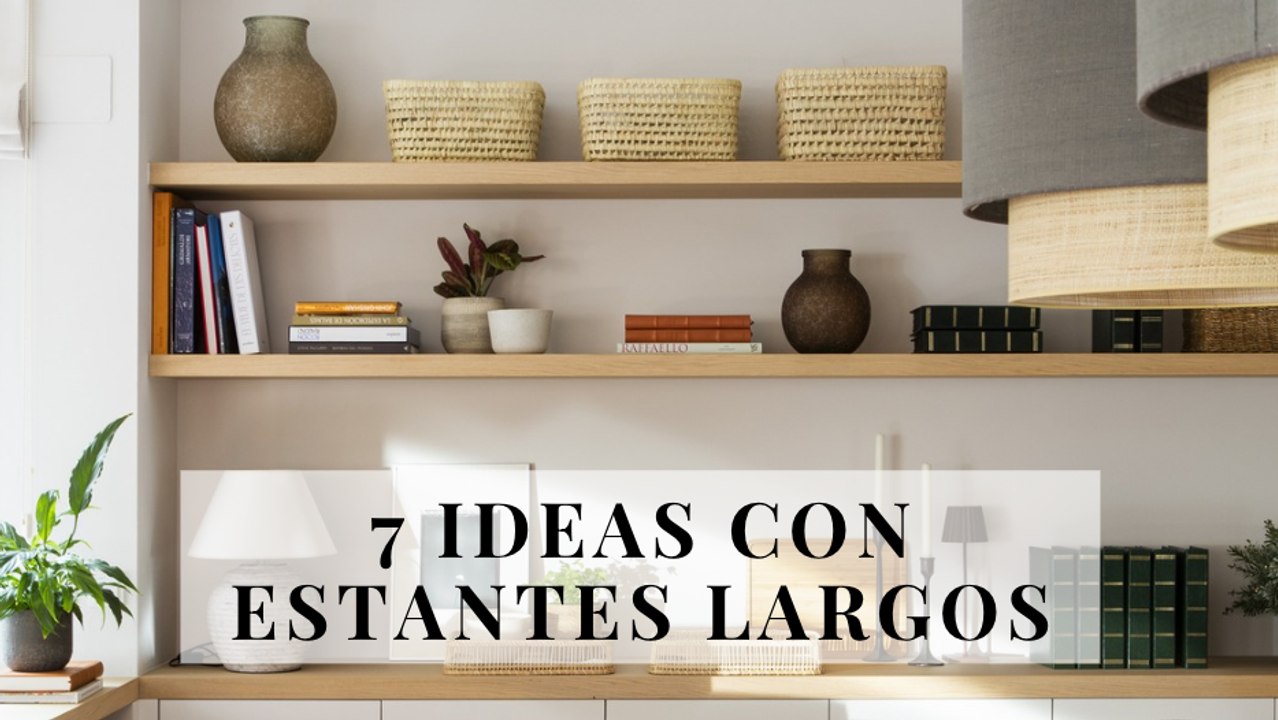 7 ideas de estantes que son elegantes y están en tendencia