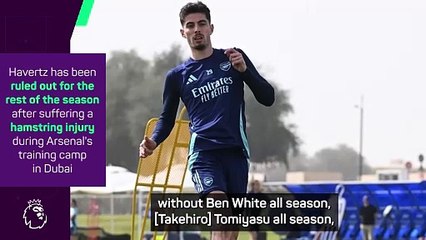 Arteta challenges Arsenal to rally after Havertz injury blow