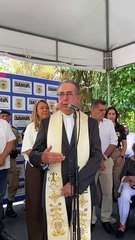"Todas essas iniciativas são abençoadas por Deus", diz o padre Luís Simões na inauguração da Deltur