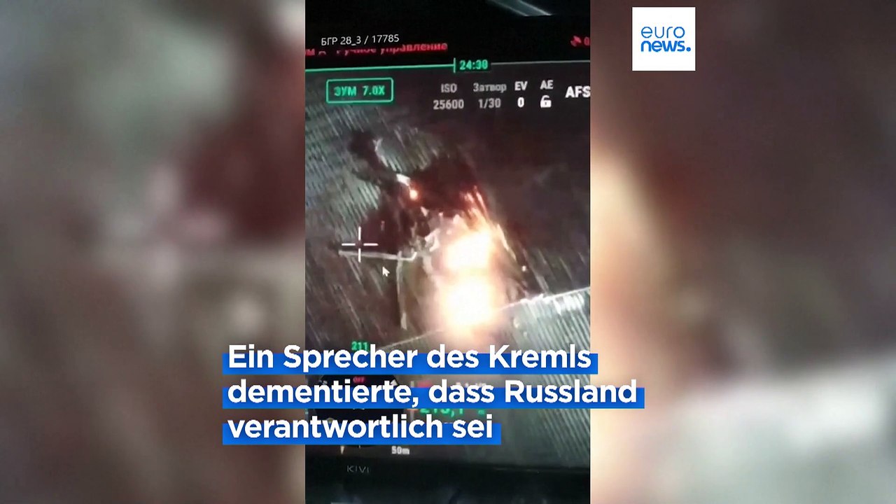 Schutzhülle des ukrainischen Kernkraftwerks Tschernobyl beschädigt