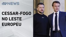 Macron diz que apenas Zelensky pode negociar pela Ucrânia