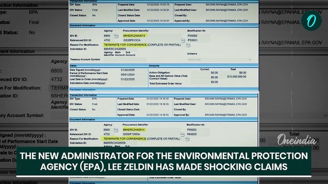 EPA corruption: EPA Chief Lee ZELDIN Exposes Biden tossed $20 billion of “gold bars off the Titanic”
