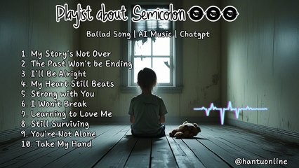 Playlist about Semicolon (;)  | Ballad Song | AI Music | Chatgpt | English Song