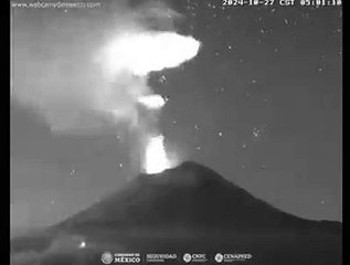 ¡Don Goyo, despierto! Popocatépetl lanza 16 exhalaciones en menos de 1 día