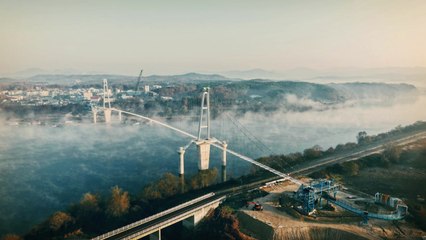 [경기]'여주 남한강 출렁다리' 명칭 확정...5월 개통 예정 / YTN