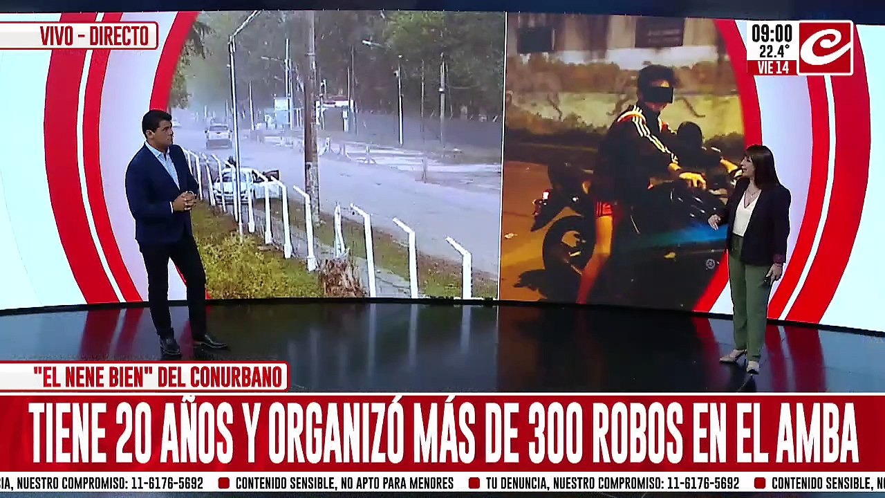Cayó "El nene bien": tiene 20 años y es líder de una banda de pibes chorros