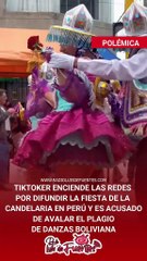 Ale Pinedo en el centro de la polémica tras su participación en la Fiesta de la Candelaria en Puno