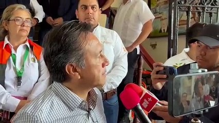 Conoce cuántos municipios inundaron dos ríos de Veracruz. Ya van en descenso.
