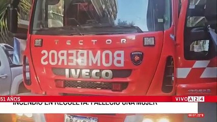 Incendio en Recoleta: Fallece una mujer de 51 años
