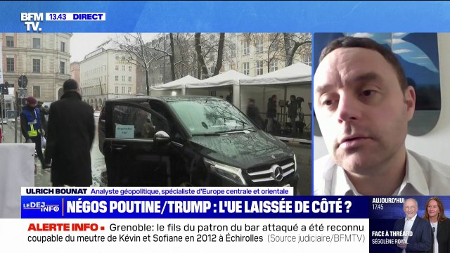 Négociations de paix entre la Russie et l'Ukraine: Le pire des scénarios pour l'Europe serait que (Washington et Moscou) se mettent d'accord entre eux et que l'Europe ne soit là que pour régler la facture , explique Ulrich Bounat (analyste géopolitique)