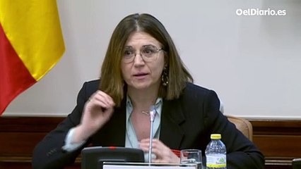 María Jesús del Barco, jueza decana de Madrid y presidenta de la APM, durante unas jornadas organizadas por el PP en el Congreso el pasado lunes