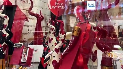 Europeans don't only celebrate Valentine's Day with flowers and chocolate